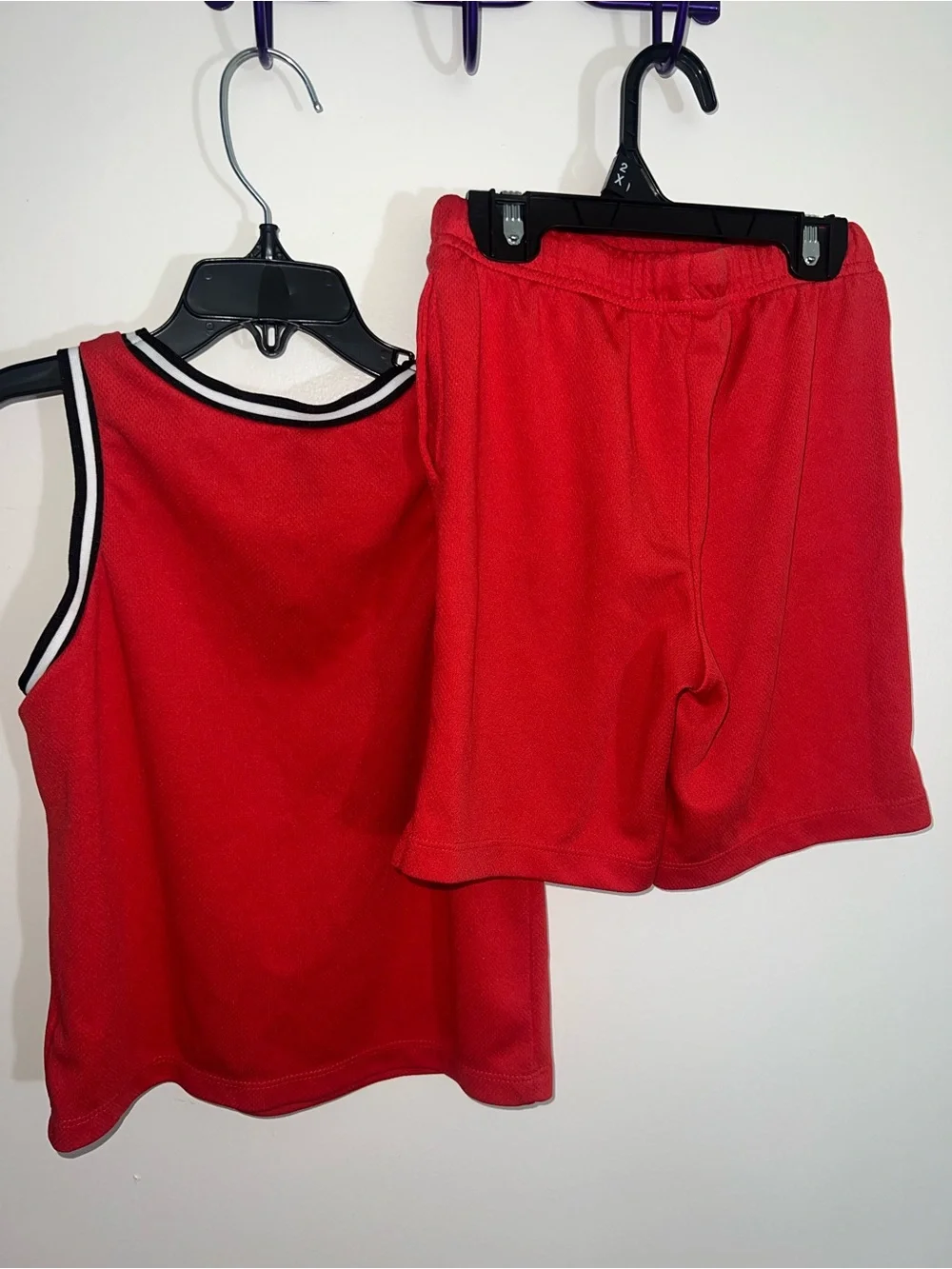 Old Navy Red Athletic Tank and Shorts Set for Kids